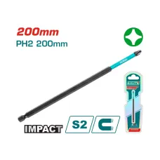 Հարվածային բիթ խաչաձև PH2x200մմ TOTAL TACIM71PH2200