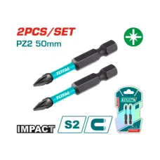 Հարվածային բիթեր PZ2x50մմ 2 հատ TOTAL TACIM71PZ250 Հարվածային բիթեր PZ2x50մմ 2 հատ TOTAL TACIM71PZ250