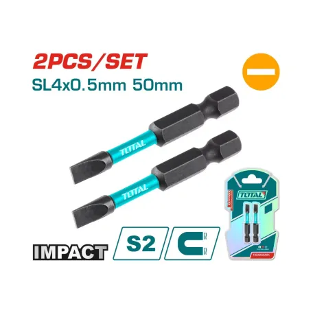 Հարվածային բիթեր տափակ SL4x50մմ 2 հատ TOTAL TACIM71SL450