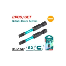 Հարվածային բիթեր տափակ SL5x50մմ TOTAL TACIM71SL550 Հարվածային բիթեր տափակ SL5x50մմ TOTAL TACIM71SL550