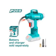 Մեքենայի կոմպրեսոր մարտկոցային 20Վ TOTAL TACLI2001 Մեքենայի կոմպրեսոր մարտկոցային 20Վ TOTAL TACLI2001