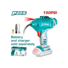 Ավտոկոմպրեսոր մարտկոցային 20Վ TOTAL TACLI2018 Ավտոկոմպրեսոր մարտկոցային 20Վ TOTAL TACLI2018