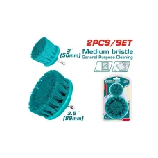 Միջին կոշտության խոզանակ-գլխիկ 2 հատ TOTAL TACM2235 Միջին կոշտության խոզանակ-գլխիկ 2 հատ TOTAL TACM2235