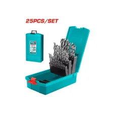 Գայլիկոնների հավաքածու HSS M2 25կտոր TOTAL TACSD0251