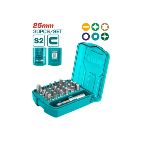 Պտուտակահանի գլուխների հավաքածու TOTAL TACSD10306