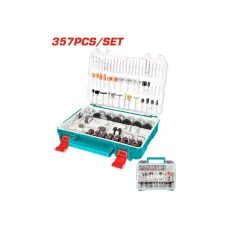 Գրավերի գլխիկների հավաքածու 357 կտոր TOTAL TACSD13571 Գրավերի գլխիկների հավաքածու 357 կտոր TOTAL TACSD13571