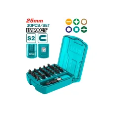 Հարվածային կցիչների հավաքածու 30կտոր TOTAL TACSD18306 Հարվածային կցիչների հավաքածու 30կտոր TOTAL TACSD18306