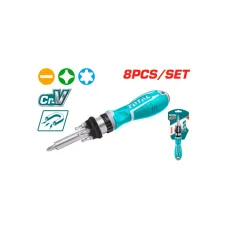 Պտուտակահան փոխովի գլխով TOTAL TACSD30086 Պտուտակահան փոխովի գլխով TOTAL TACSD30086