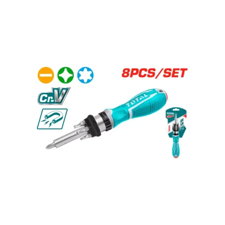 Պտուտակահան փոխովի գլխով TOTAL TACSD30086