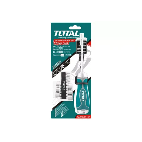 Պտուտակահանի հավաքածու TOTAL TACSD30156