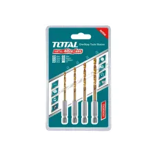 HSS պտուտակահանի գլխիկների բռնակ մագնիսով 4 հատ TOTAL TACSD4041