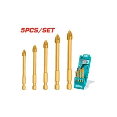 Սալիկի գայլիկոնների հավաքածու 5 կտոր TOTAL TACSD7256 Սալիկի գայլիկոնների հավաքածու 5 կտոր TOTAL TACSD7256