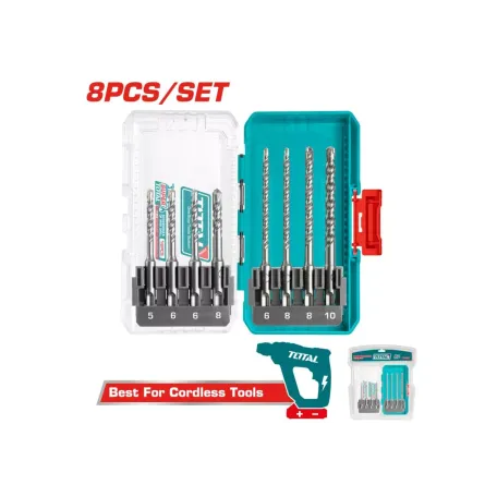 Գայլիկոնների հավաքածու SDS plus 8 կտոր TACSDL11806