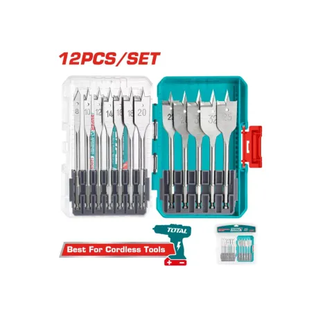 Հարթ գայլիկոնների հավաքածու 12 կտոր TACSDL1206 Հարթ գայլիկոնների հավաքածու 12 կտոր TACSDL1206