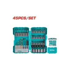 Հարվածային պտուտակադարձիչի գլխիկների հավաքածու 45կտոր TOTAL TACSDL24502