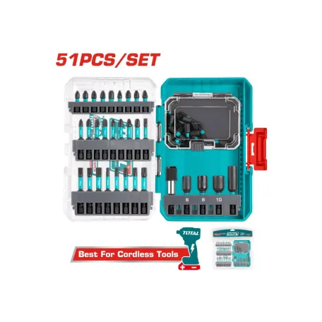 Հարվածային բիթերի հավաքածու 51 կտոր TACSDL25106