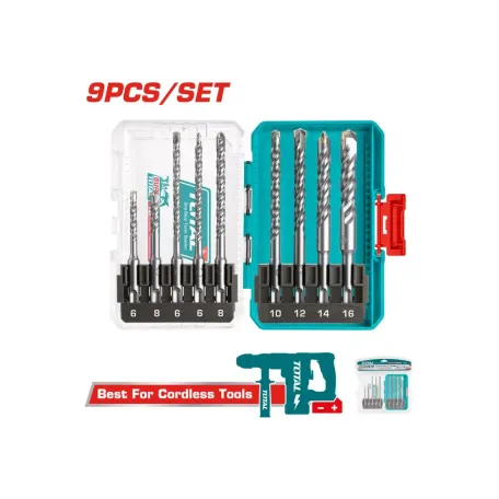 Գայլիկոնների հավաքածու SDS plus 9 կտոր TACSDL30906