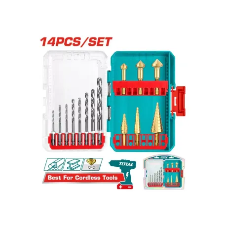 Պարուրաձև և կոնաձև գայլիկոնների հավաքածու 14 հատ TOTAL TACSDL61401