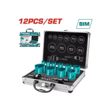 Ծակիչների հավաքածու 12կտոր TOTAL TACSH1121