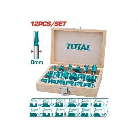 Ֆրեզի գլխիկների հավաքածու TOTAL TACSR1121