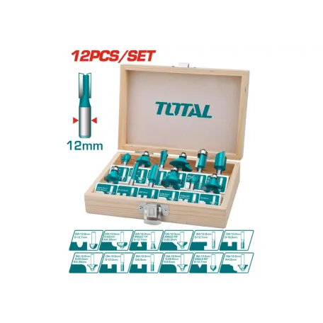 Ֆրեզի գլխիկների հավաքածու TOTAL TACSR2121 Ֆրեզի գլխիկների հավաքածու TOTAL TACSR2121