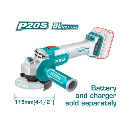 ԱՀՄ մարտկոցային TOTAL TAGLI201158 20Վ 115մմ