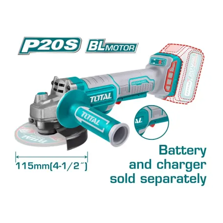 ԱՀՄ մարտկոցային TOTAL TAGLI211156 20Վ 115մմ