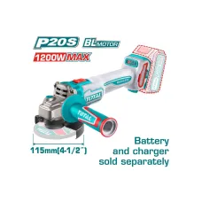 ԱՀՄ մարտկոցային TOTAL TAGLI221153 20Վ 115մմ ԱՀՄ մարտկոցային TOTAL TAGLI221153 20Վ 115մմ