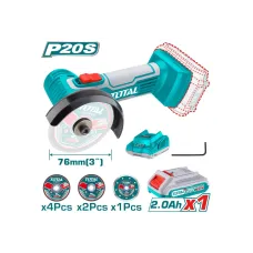 Մինի կտրող գործիք մարտկոցային TOTAL TAGLI76017 20Վ 76մմ Մինի կտրող գործիք մարտկոցային TOTAL TAGLI76017 20Վ 76մմ