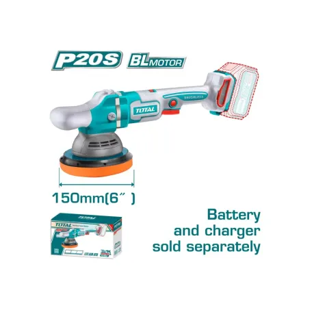 Փայլեցնող մեքենա մարտկոցային 20Վ 150մմ TOTAL TAPLI2015