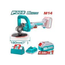 Փայլեցնող մեքենա մարտկոցային (1 մարտկոց, 1 լիցքավորիչ) 20Վ 180մմ TOTAL TAPLI20181