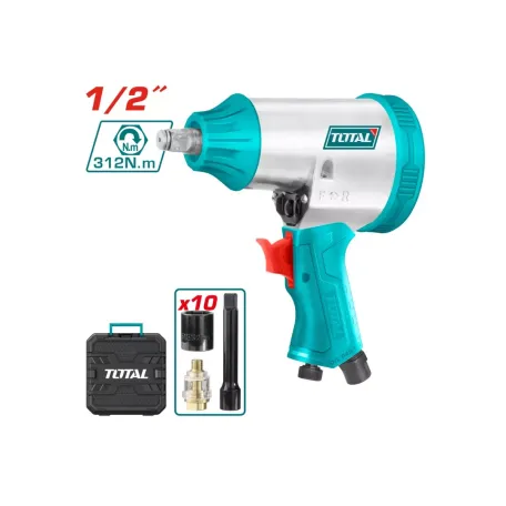 Օդաճնշական մանեկադարձիչ գլխիկներով TOTAL TAT41125 20Վ 210Նմ