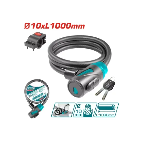 Կողպեք հեծանիվի 1000մմ TOTAL TBK11010