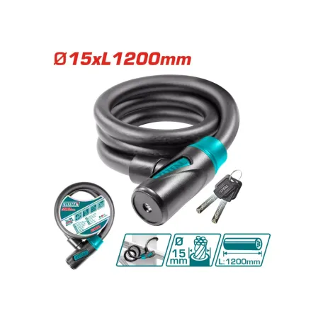 Կողպեք հեծանիվի 1200մմ TOTAL TBK11512