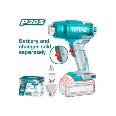 Տեխնիկական ֆեն մարտկոցային 20Վ TOTAL TBLI2002 Տեխնիկական ֆեն մարտկոցային 20Վ TOTAL TBLI2002