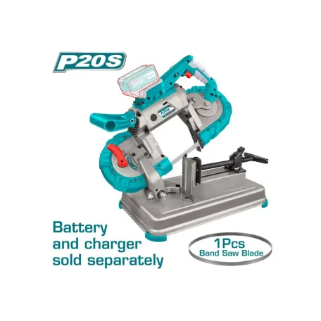 Ժապավենային սղոց մարտկոցային 20Վ 127x127մմ TOTAL TBSLI20127