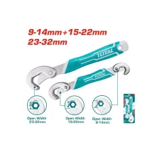 Կեռ բանալի 14մմ, 15-22մմ, 23-32մմ TOTAL TBWS09328