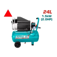 Կոմպրեսոր TOTAL TC120246 (24լ, 1500Վտ, 93լ/ր, 8բար )