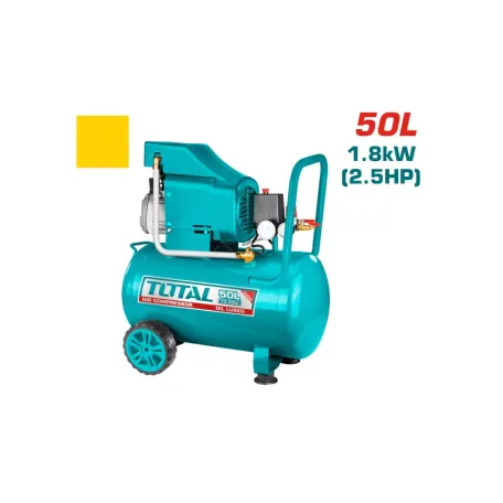 Կոմպրեսոր TOTAL TC1255011 (50լ, 1800Վտ,8բար) Կոմպրեսոր TOTAL TC1255011 (50լ, 1800Վտ,8բար)