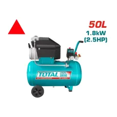 Կոմպրեսոր TOTAL TC125506 (50լ, 1800Վտ, 119լ/ր, 8բար)
