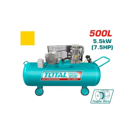 Կոմպրեսոր եռաֆազ TOTAL TC1755002 (500լ, 5500Վտ, 810լ/ր, 7.9բար)