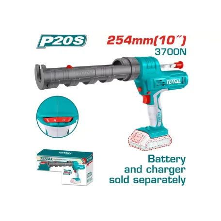 Սիլիկոնի ատրճանակ 20Վտ 3700Նմ TOTAL TCGLI2001