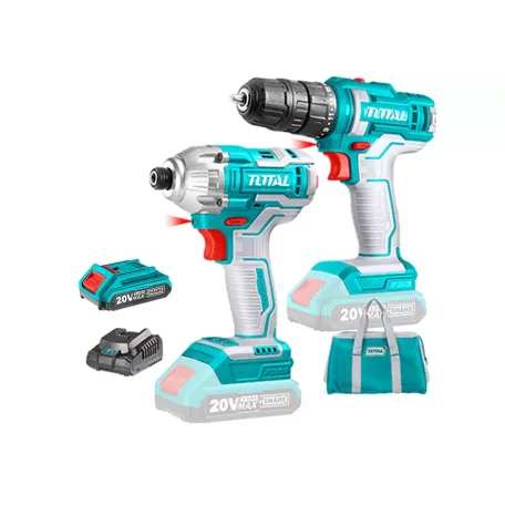 Պտուտակադարձիչների հավաքածու 20Վ (2 մարտկոցով) TOTAL TCKLI2016 Պտուտակադարձիչների հավաքածու 20Վ (2 մարտկոցով) TOTAL TCKLI2016