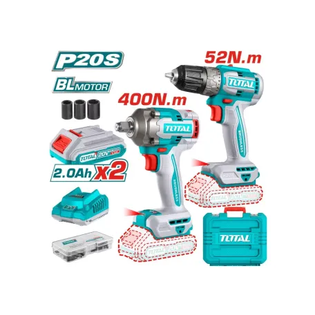 Կոմբո հավաքածուTOTAL TCKLI20271  20Վ 2 կտոր