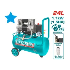 Կոմպրեսոր TOTAL TCS1110242 (24լ, 1100Վտ, 110լ/ր, 8բար)