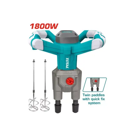 Շինարարական խառնիչ 2 խառնիչով TOTAL TD616006