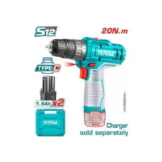 Պտուտակադարձիչ մարտկոցային 12Վ 20Նմ (2 մարտկոցով) TOTAL TDLI12202