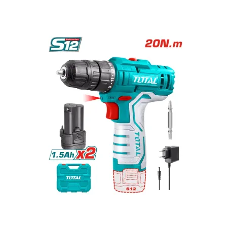 Պտուտակադարձիչ մարտկոցային 12Վ (մարտկոցով, լիցքավորիչով) TOTAL TDLI12208 Պտուտակադարձիչ մարտկոցային 12Վ (մարտկոցով, լիցքավորիչով) TOTAL TDLI12208