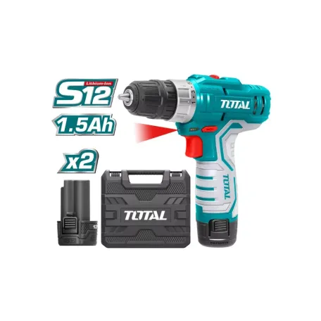 Պտուտակադարձիչ մարտկոցային 12Վ 20Նմ (2 մարտկոցով, լիցքավորիչով) TOTAL TDLI1232