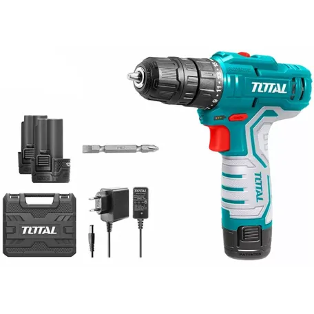 Պտուտակադարձիչ մարտկոցային 12Վ 20Նմ (2 մարտկոցով, լիցքավորիչով) TOTAL TDLI12325